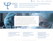 Tablet Screenshot of gsia.ch